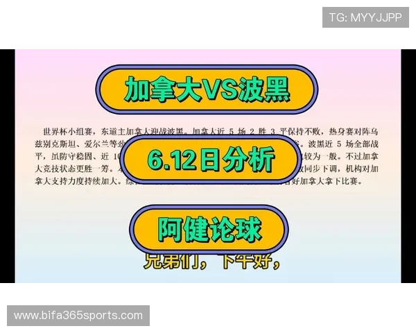 加拿大VS波黑小组赛赛况实时更新与比赛结果详细报道